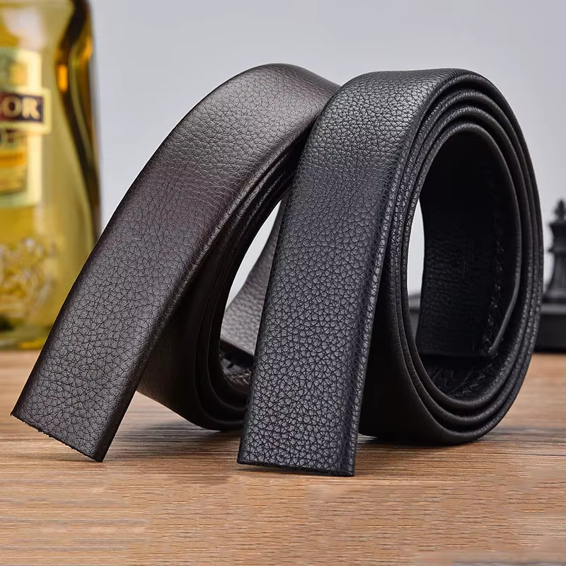 100 120 130 140 150 160 170 180cm ceinture automatique sans boucle hommes largeur 3.5cm sans