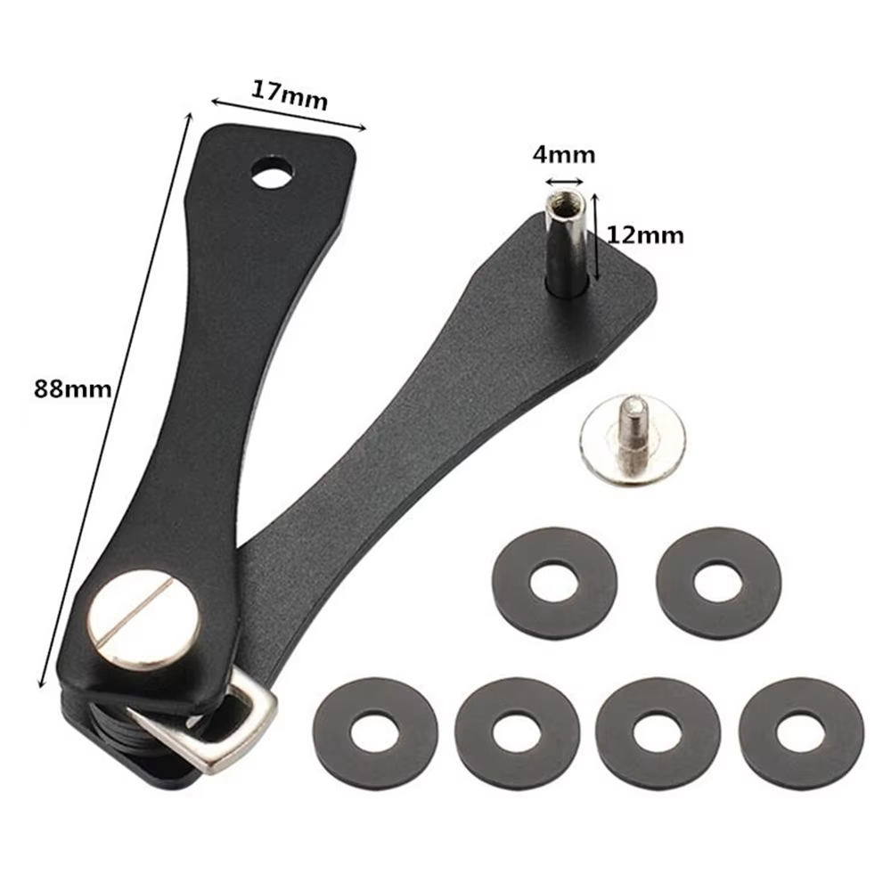 Porte-clés portefeuille en métal et aluminium