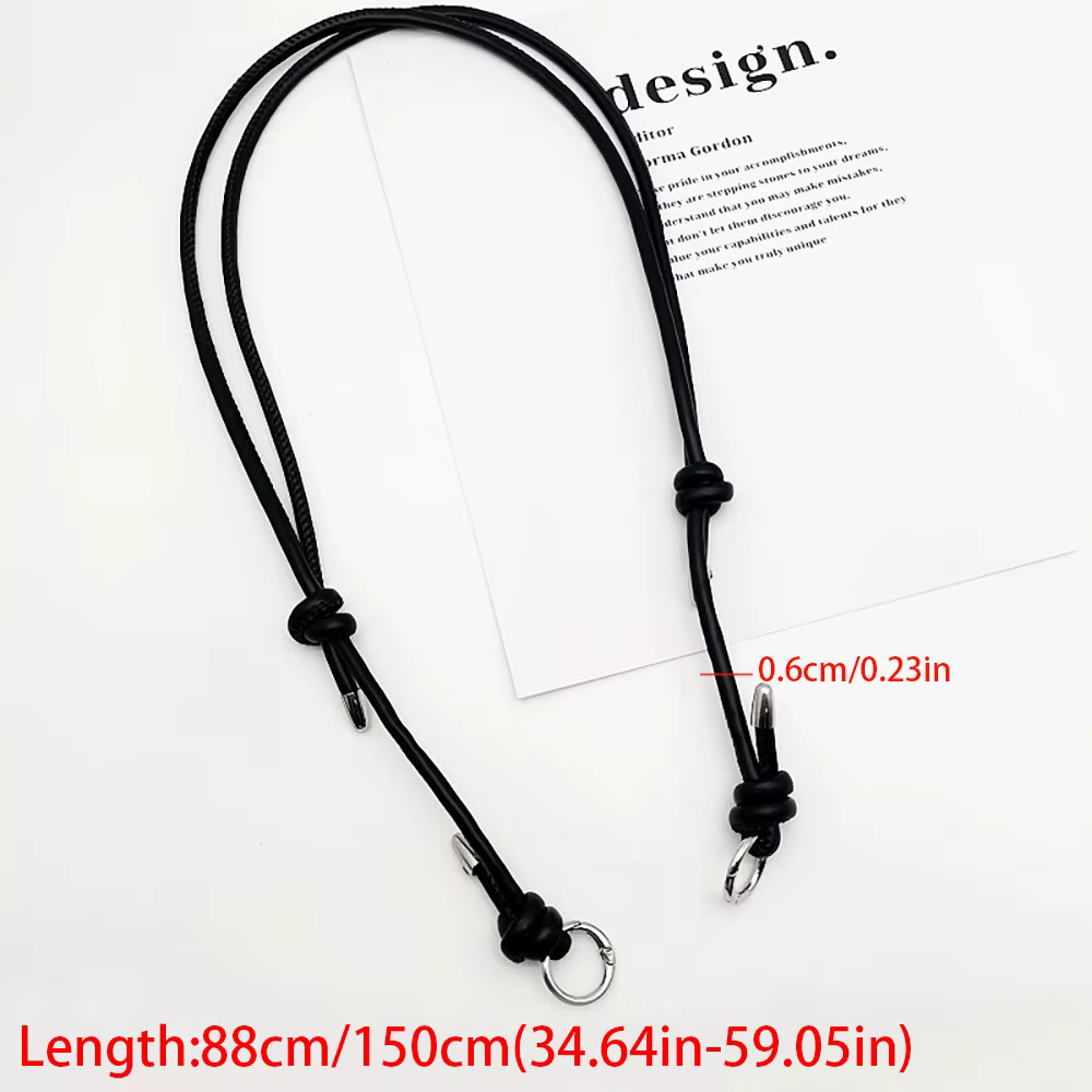 1 pièces longue bandoulière en cuir sac