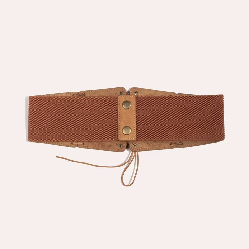 Ceinture large façonnant taille