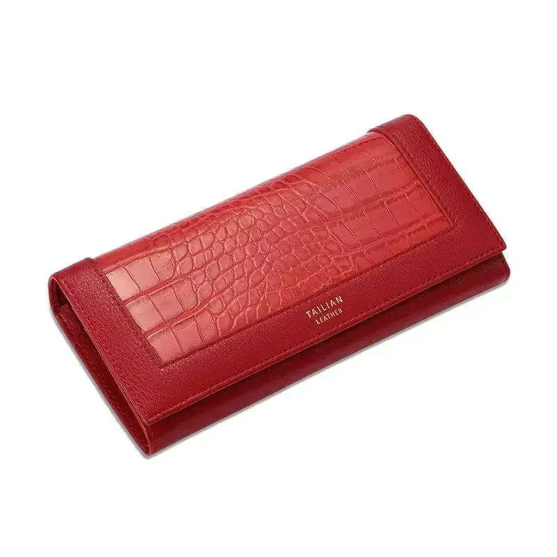 Portefeuilles de luxe pour femmes marque concepteur Long portefeuille femme en cuir sac à main porte-carte d'identité
