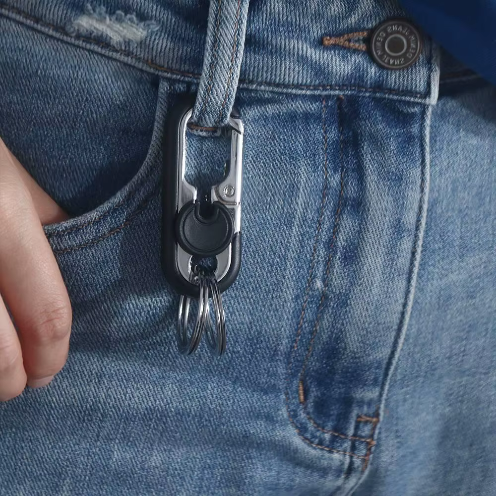 Porte-clés en métal pour homme