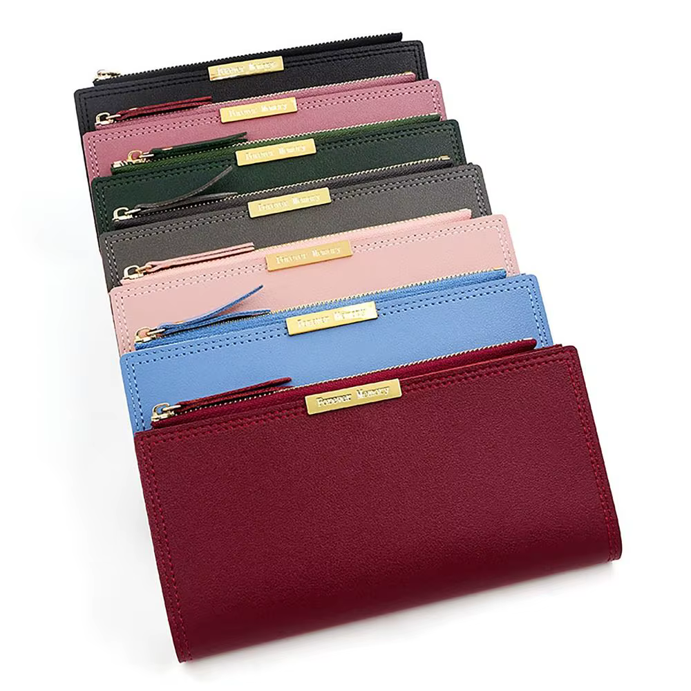 Portefeuille Long multi-cartes pour femmes