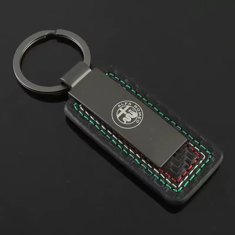 Porte-clés de Badges de voiture en cuir de luxe