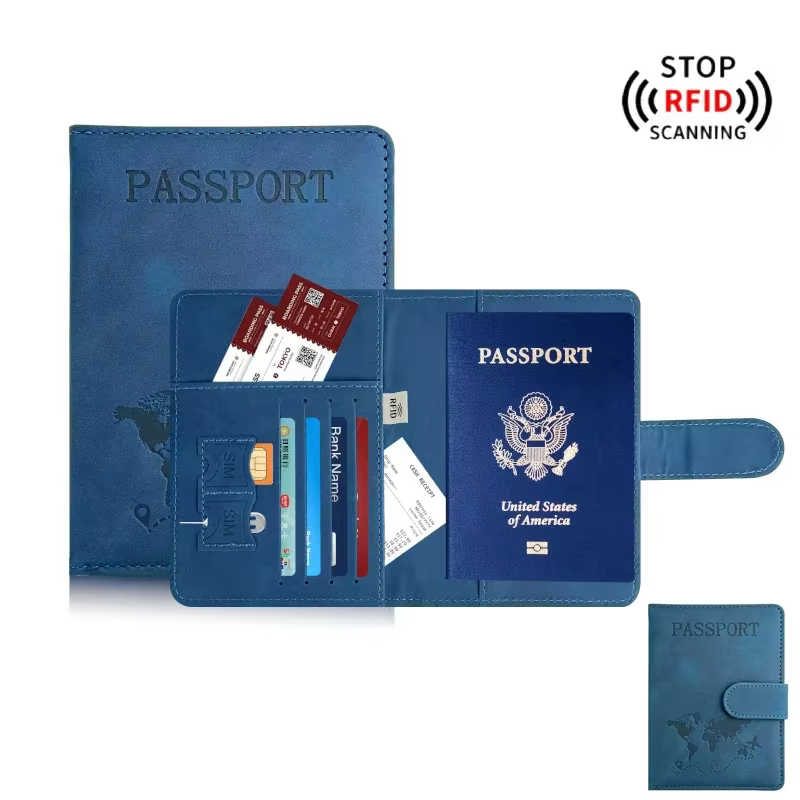 Porte-passeport pour portefeuille de passeport essentiel de voyage
