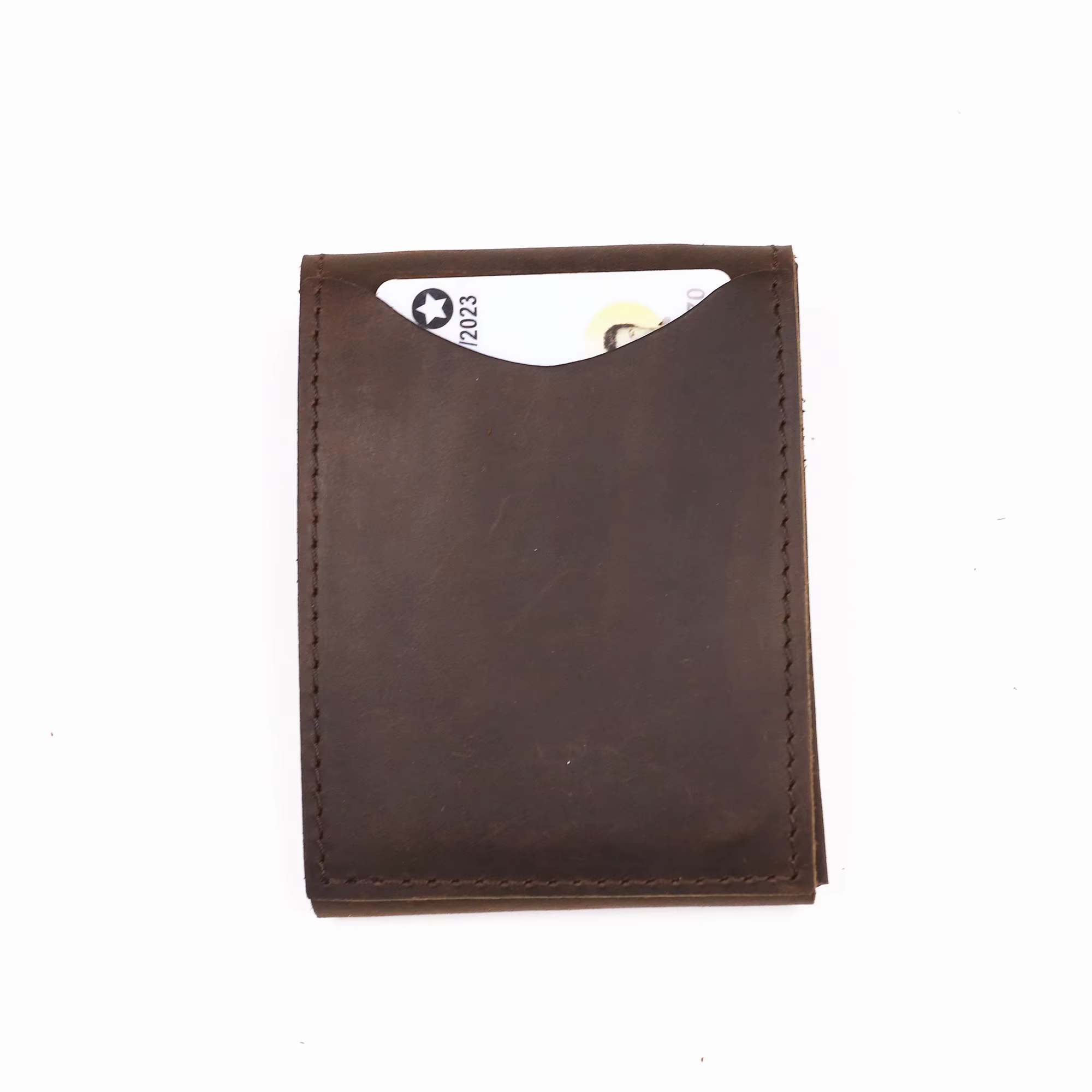 Portefeuille en cuir véritable pour hommes
