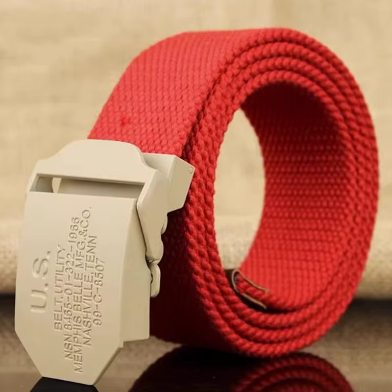 Ceinture tactique pour homme de style western vintage couleur camel, ceinture décontractée pour jeans avec boucle de designer américaine