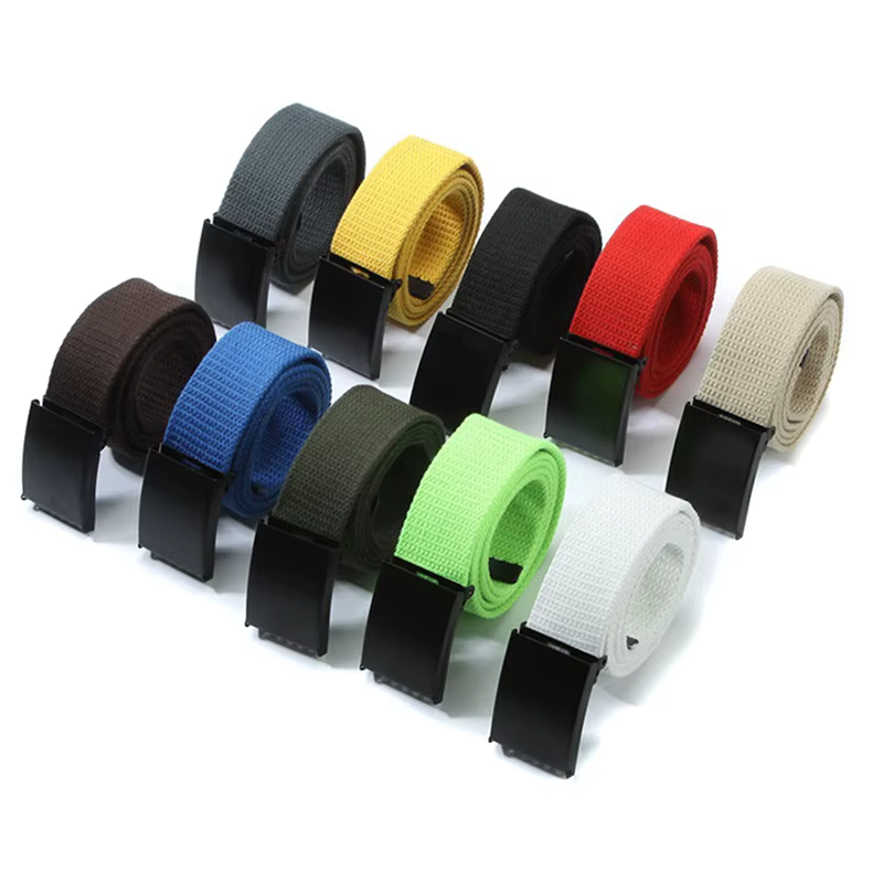 Nouvelles ceintures pour hommes ceinture extérieure tactique mâle toile colorée ceinture de pantalon haute qualité tendance homme ceinture