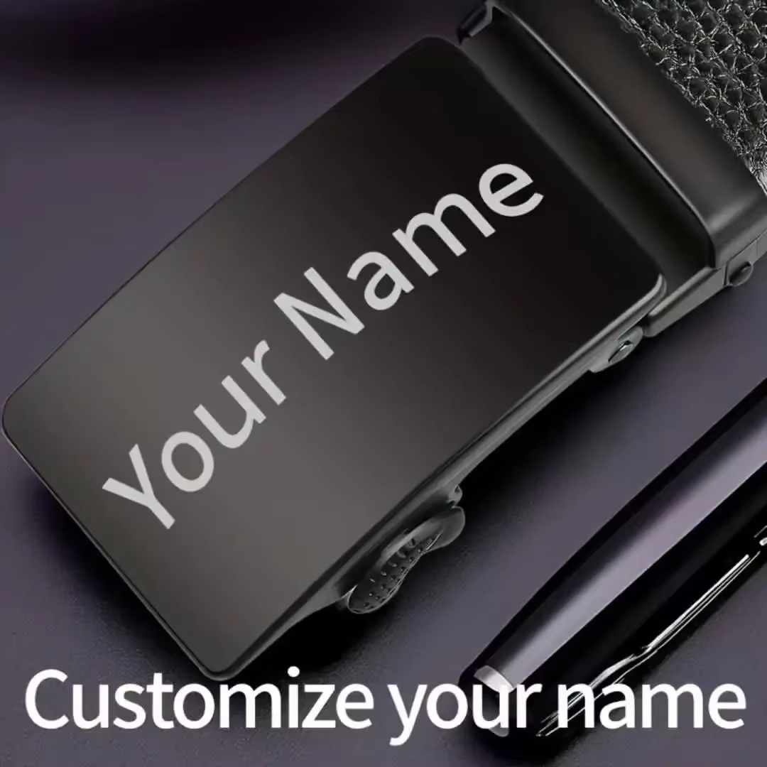 Ceinture pour hommes gravée sur mesure – Ceintures à boucle automatique personnalisées