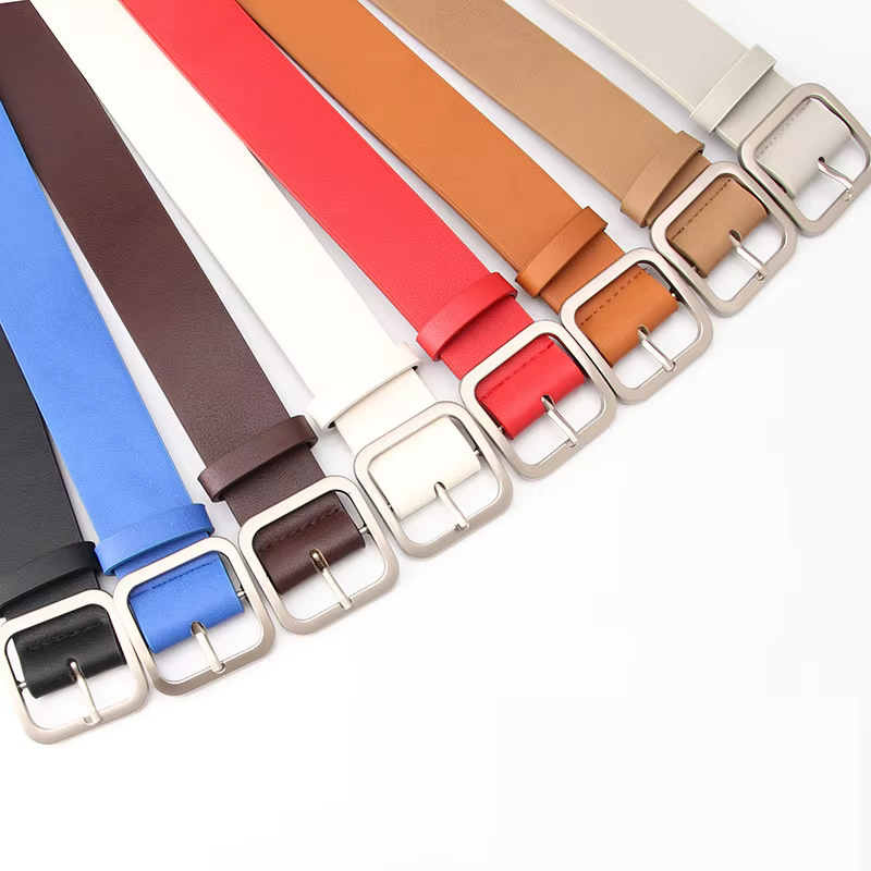 Ceinture en cuir PU pour femmes