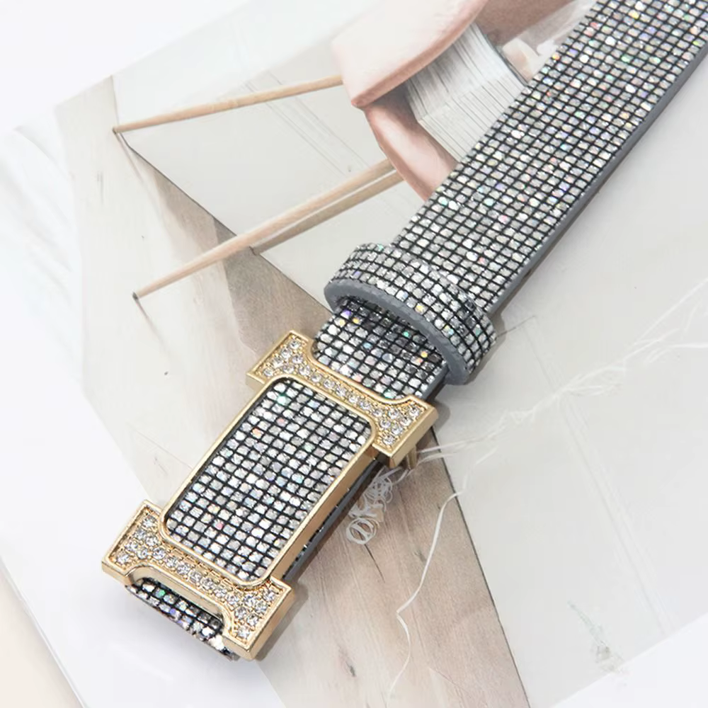 Ceinture en cuir PU pour femmes