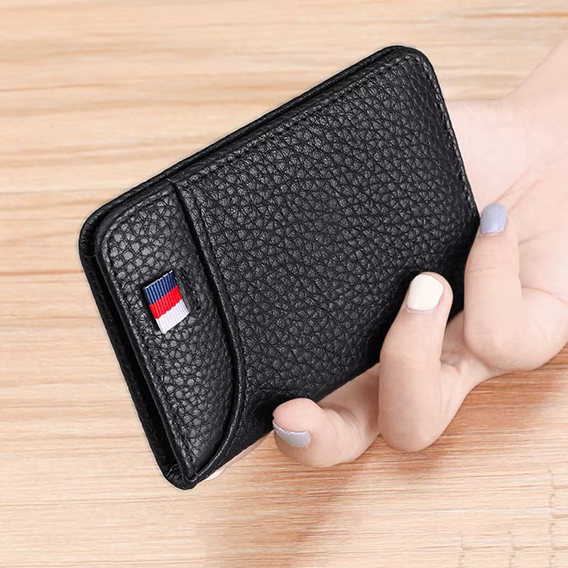 Portefeuille Homme Court en Cuir Souple