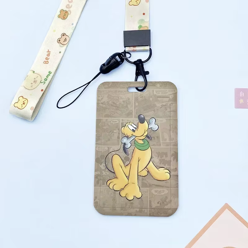 Porte-cartes de dessin animé Disney Donald Duck Mickey Mouse