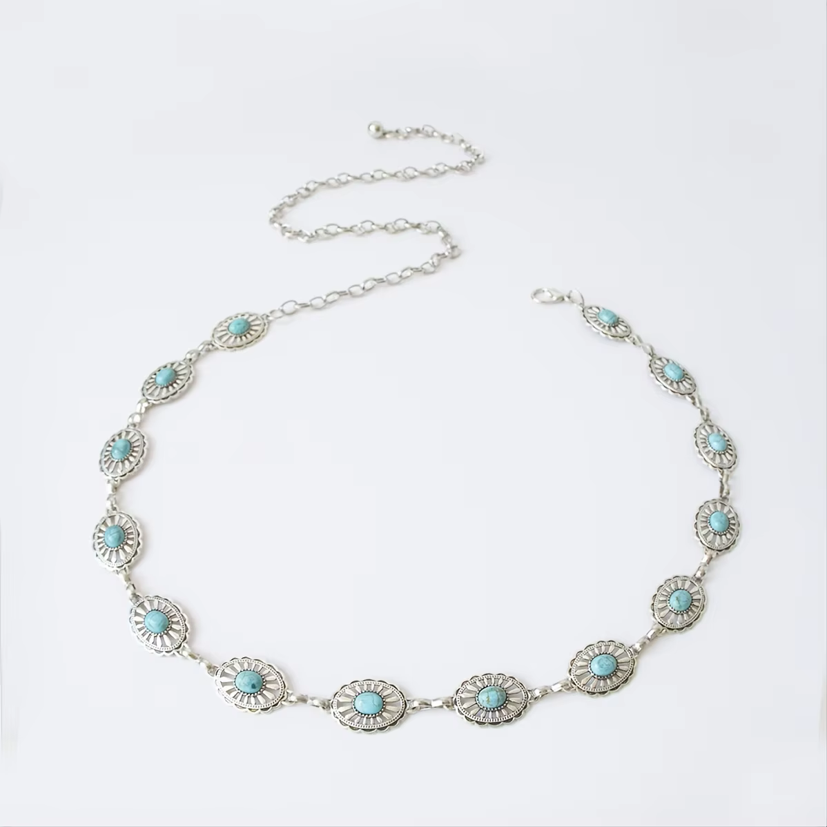 Ceinture à chaîne Turquoise pour femmes