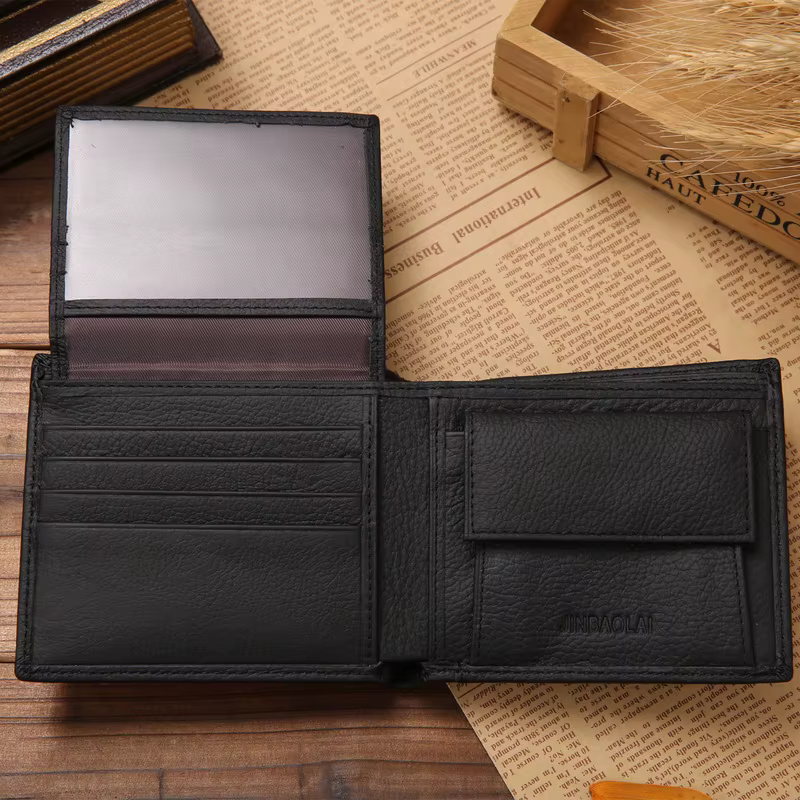 Cuir véritable hommes portefeuilles produit Premium