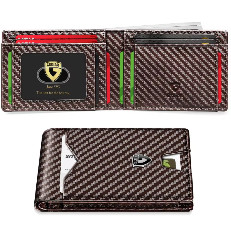 Portefeuille d'affaires porte-cartes pour hommes