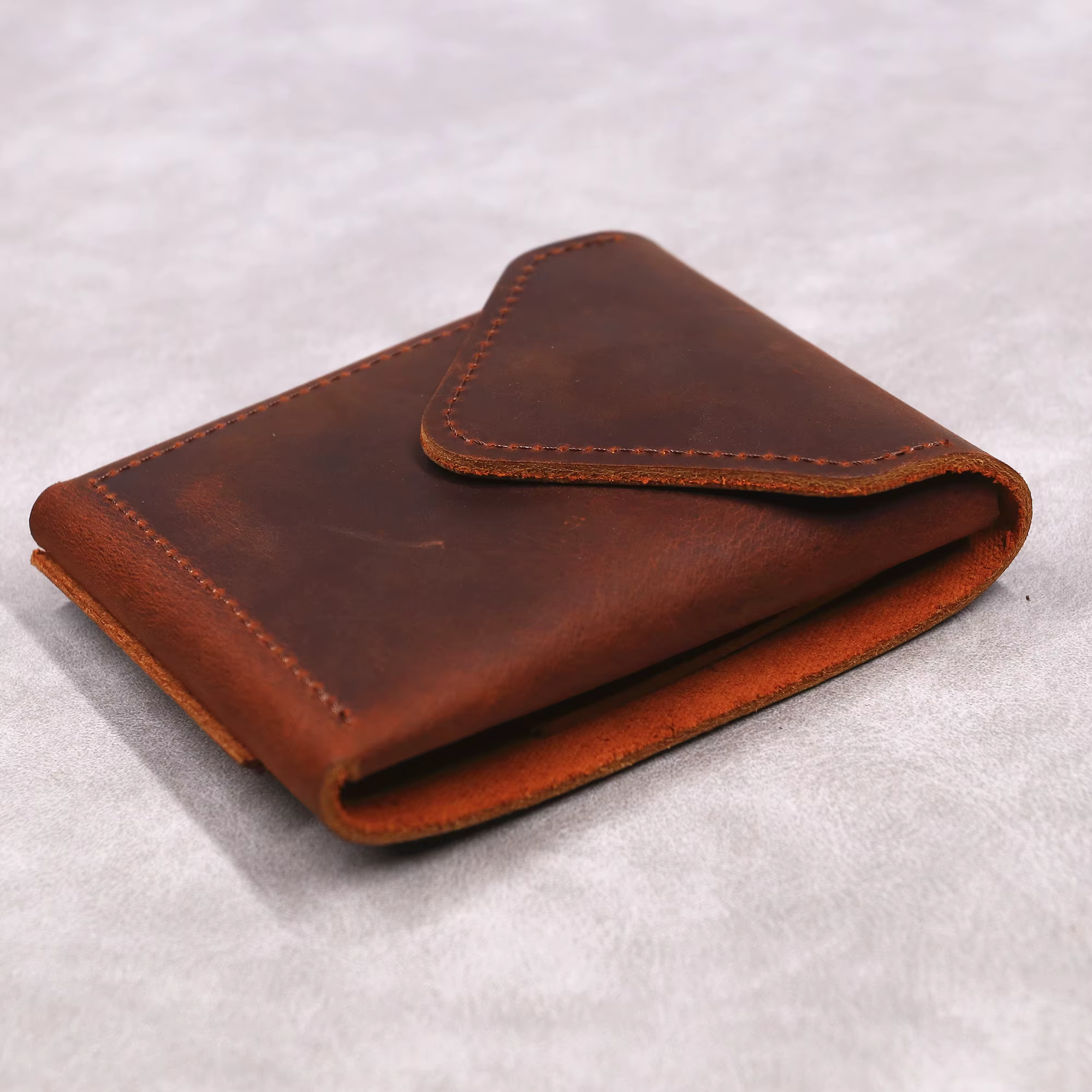Portefeuille en cuir véritable pour homme (compatible avec les normes européennes)