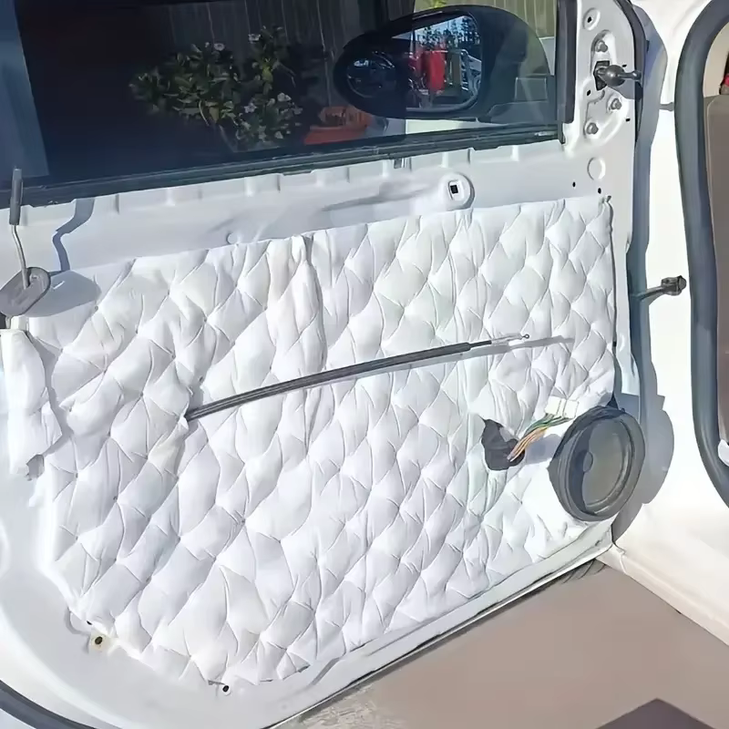 Tapis en mousse ignifuge à cellules fermées 50x80cm, accessoires d'intérieur automobile, tapis insonorisant pour voiture, isolation insonorisante