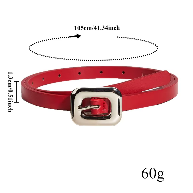Ceinture tendance de style Instagram, style coréen, rétro, polyvalente, décorative pour jeans et pantalons habillés - Ceintures fines pour femmes