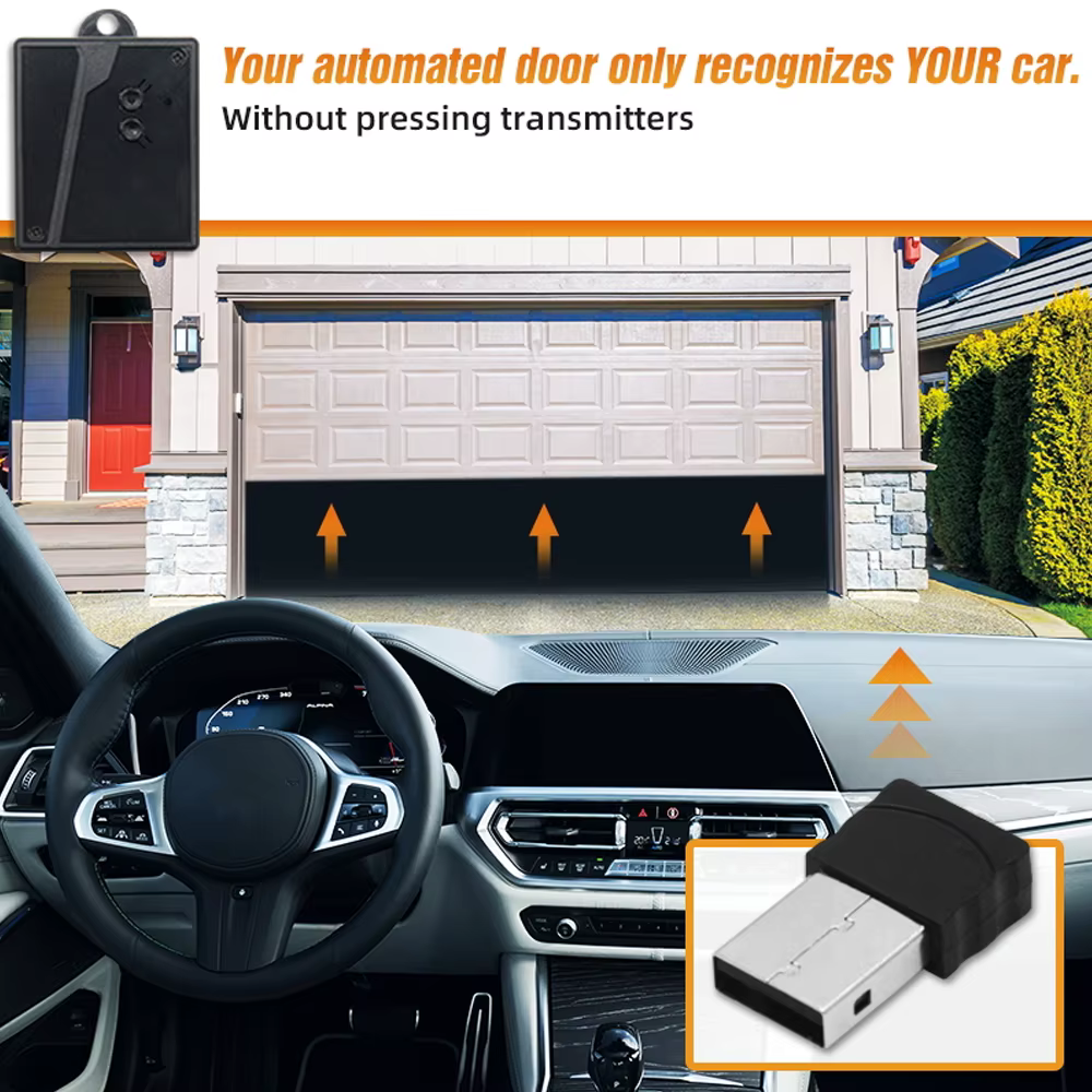 Récepteur d'ouverture de porte de garage, récepteur de système d'automatisation de contrôle d'accès domestique, dispositif d'ouverture de port USB de connexion Bluetooth 2.4G