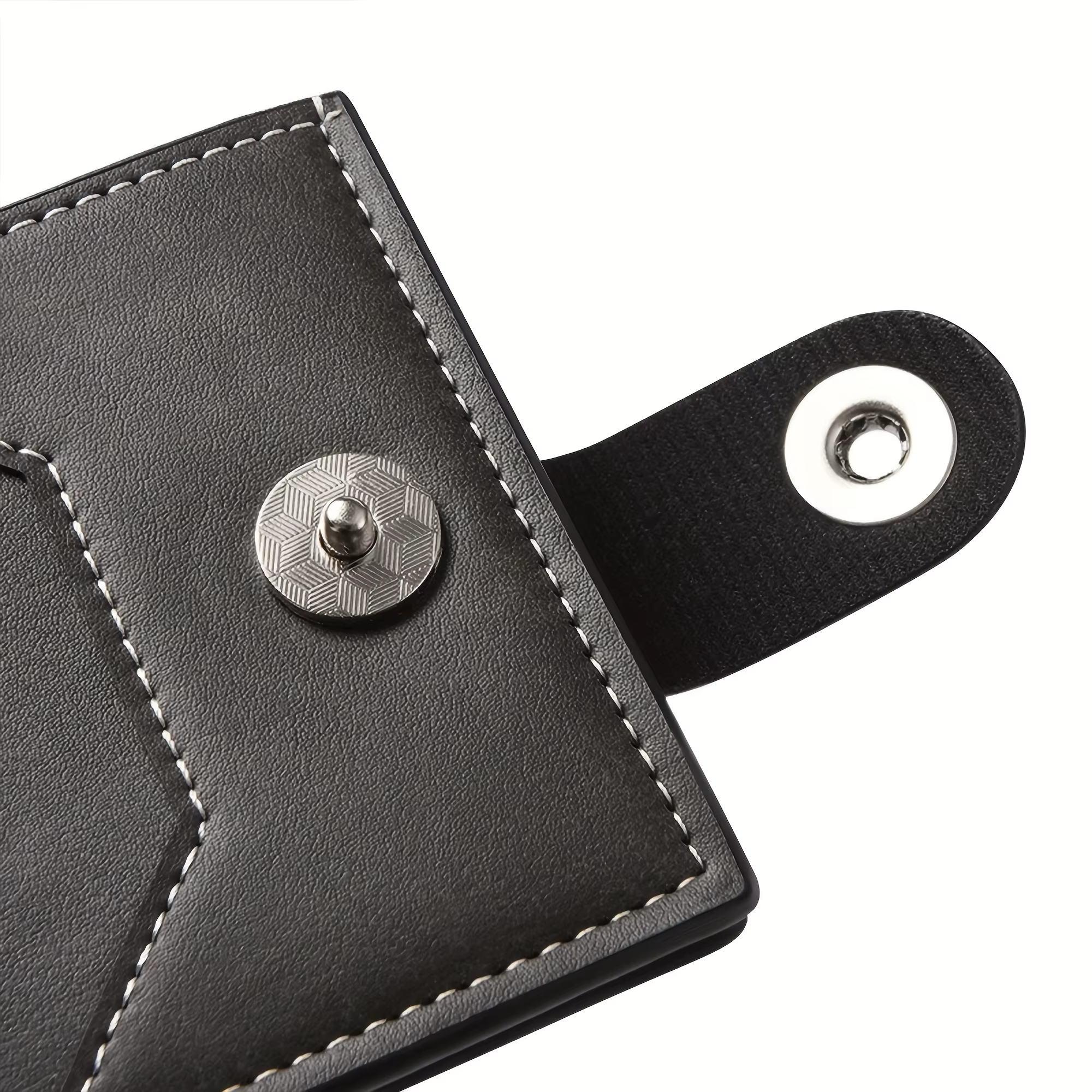 Portefeuille court pour homme en cuir PU personnalisé