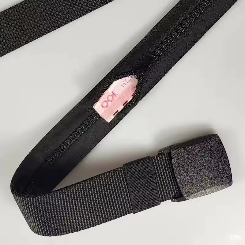 Nouveau voyage argent Anti-vol ceinture taille sac femmes Portable caché