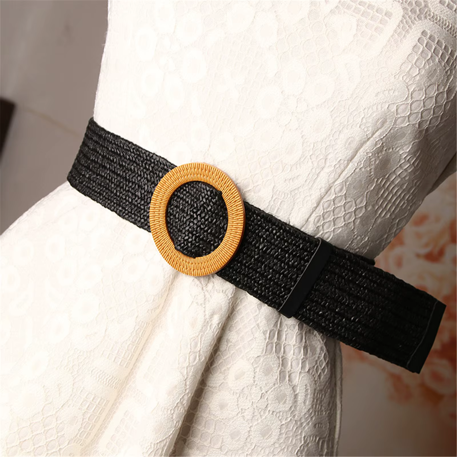 Ceinture en raphia