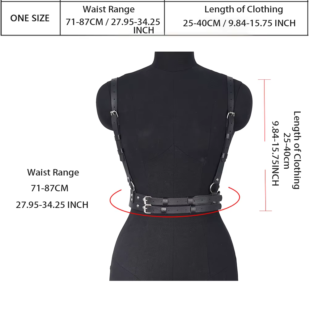 Ceinture décorative Punk pour femmes