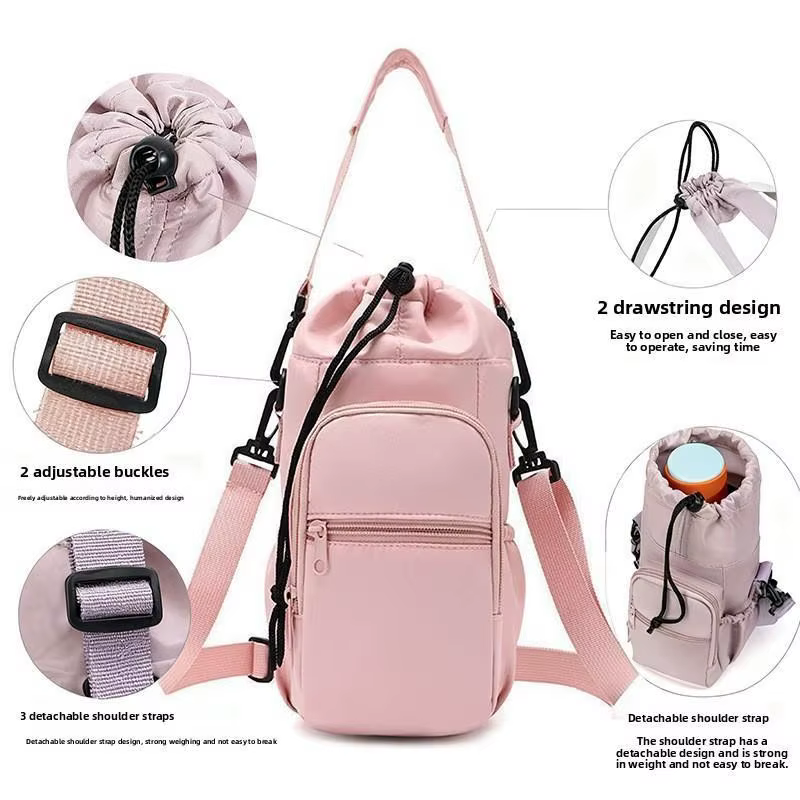 Sac bandoulière porte-bouteille avec sangle pour bouteilles isothermes de 32 oz et 40 oz