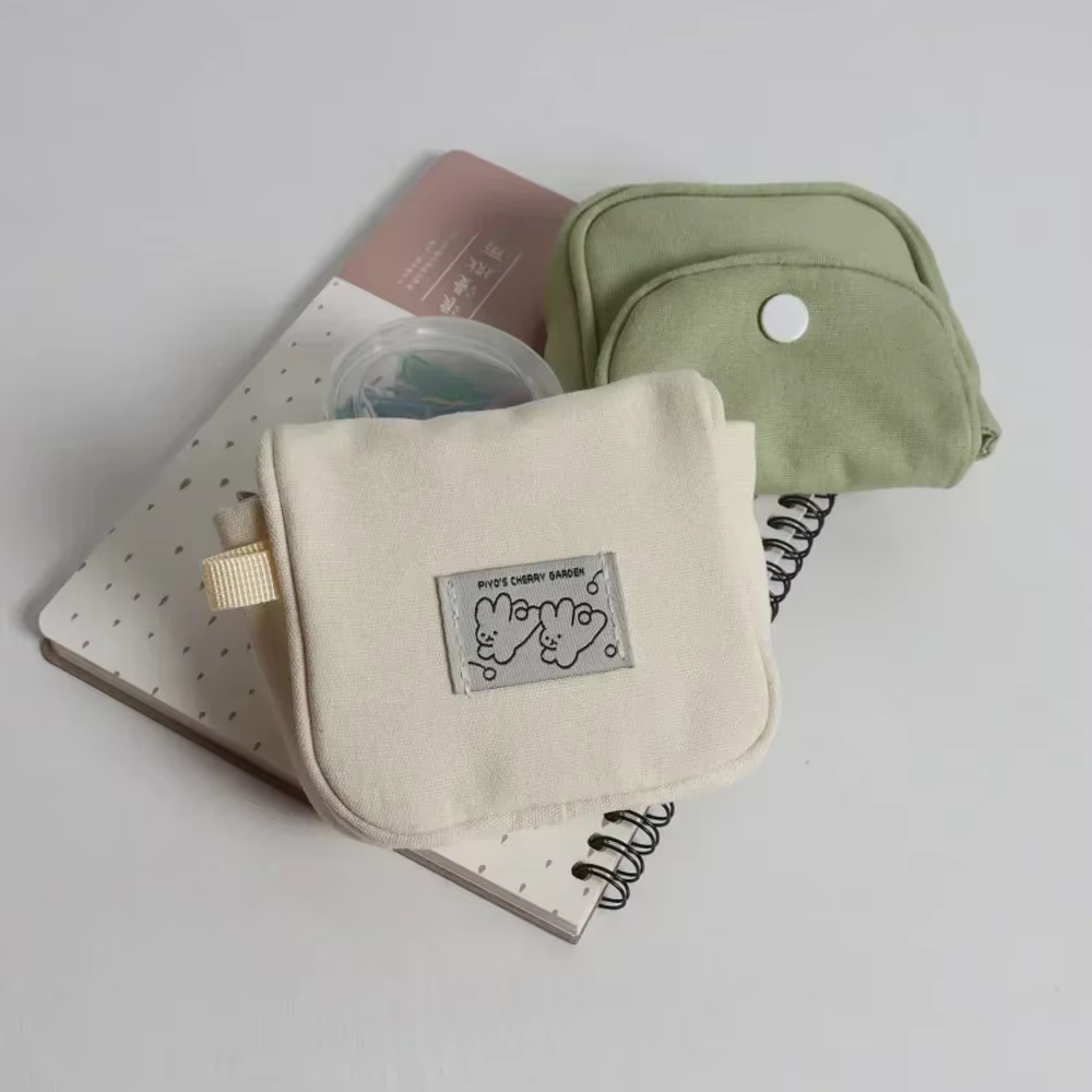 Porte-monnaie Portable de couleur unie