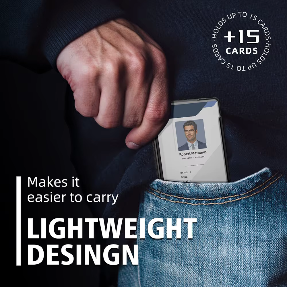 Portefeuille minimaliste pour hommes