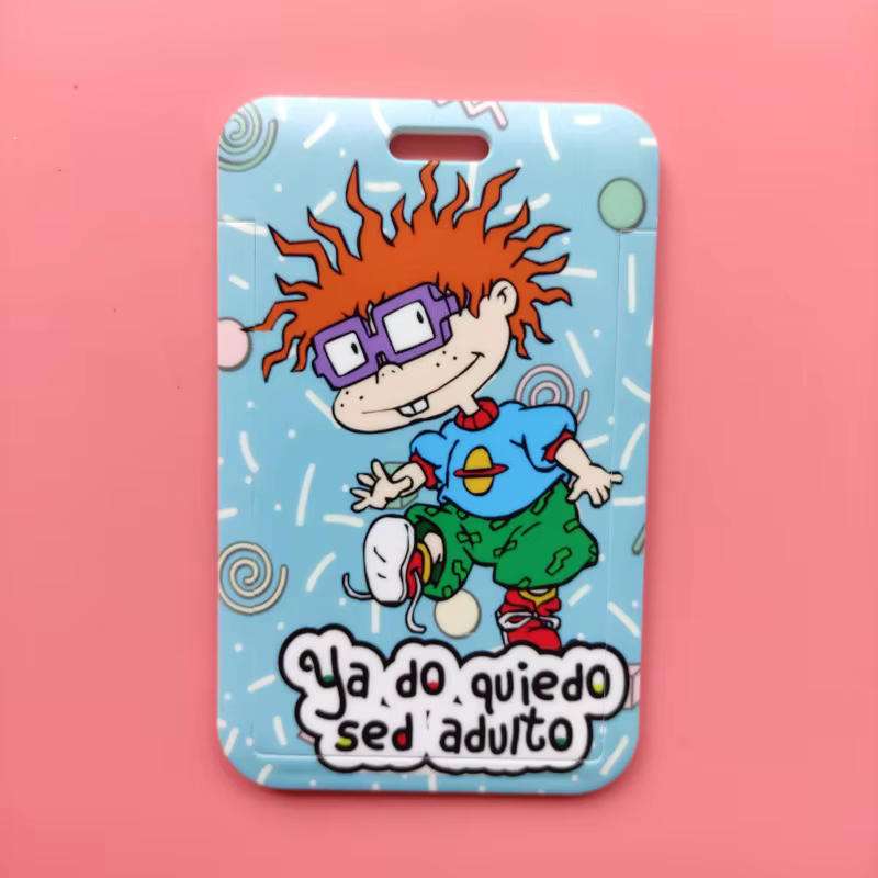 Dessin animé garçons filles ID crédit porte-carte bancaire étudiants Bus carte étui lanière enfant visite porte identité Badge cartes couverture