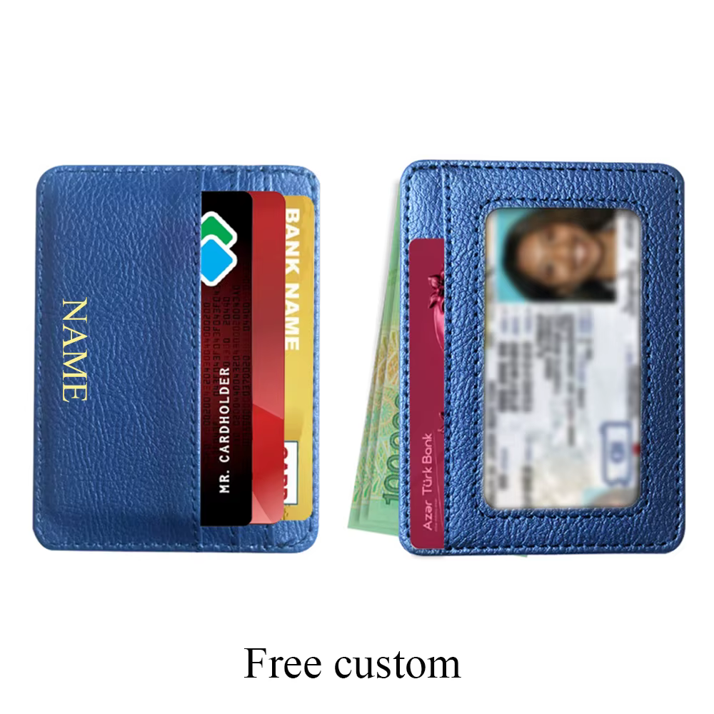 Porte-carte d'identité personnalisé pour hommes et femmes