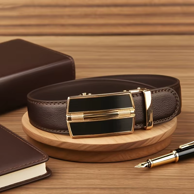 Ceinture à boucle automatique pour homme