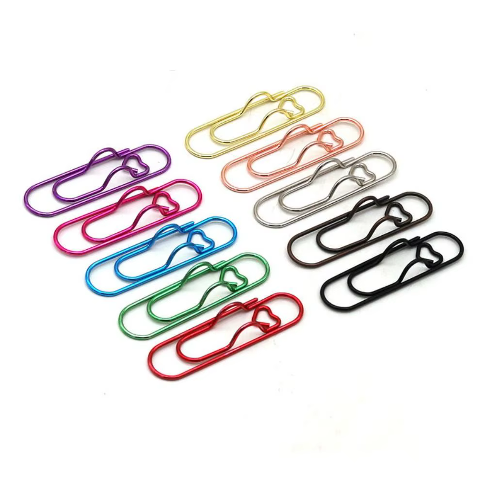 Porte-stylo multifonctionnel coloré, 10 pièces, pinces à papier, pinces à documents, pinces à billets, marque-pages pour photos et mémos