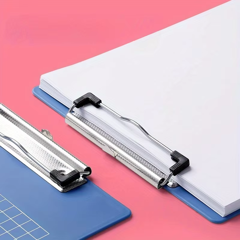 Support de plaque en plastique A4, Clip à papier, support de sous-plaque d'écriture, presse-papiers avec échelle de règle, dossier de table de Menu