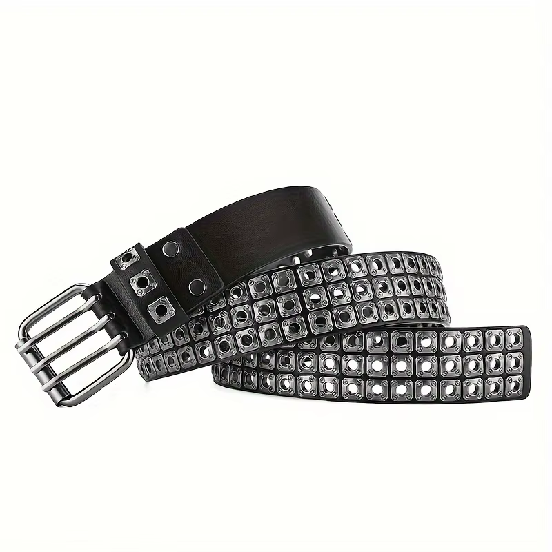 Ceinture à rivets de style punk pour hommes et femmes