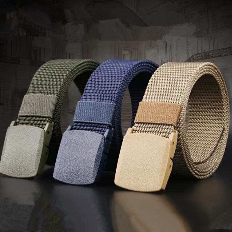 Ceinture en nylon souple pour hommes