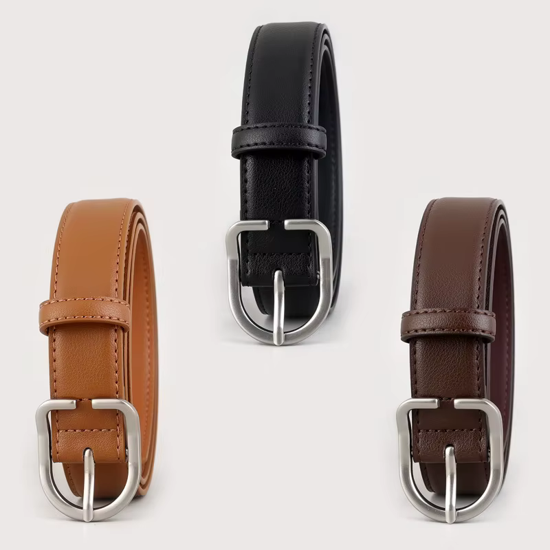 Ceintures de taille en cuir véritable pour femmes