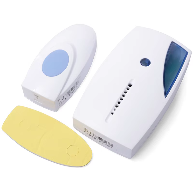 Sonnette de porte intelligente sans fil, bouton blanc étanche, sonnette de bienvenue, alarme de porte de maison intelligente, 36 chansons