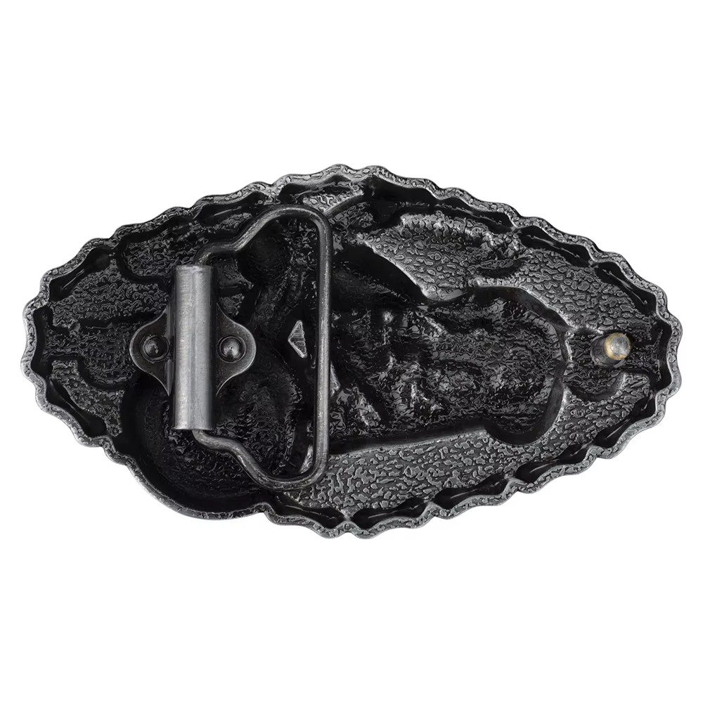 Boucle de ceinture en alliage pour hommes, modèle de moto, Cowboy, largeur 4.0