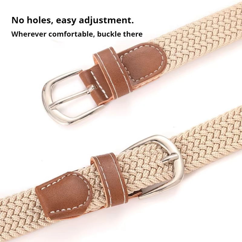 Ceinture élastique et tissée pour femme