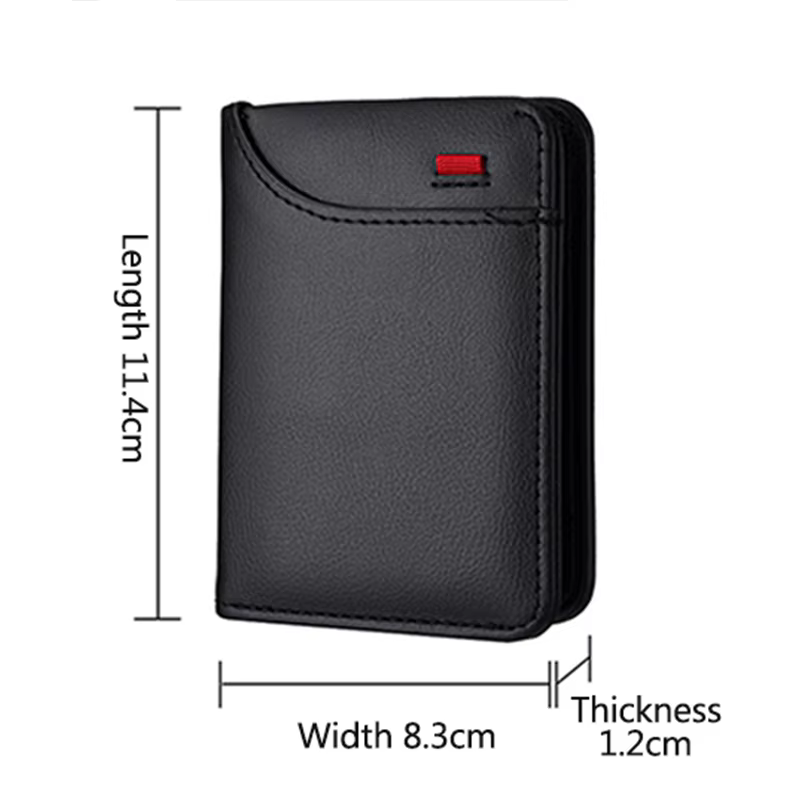 Emblèmes de voiture portefeuille souple en cuir Mini porte-monnaie pour cartes de crédit petit portefeuille Portable pour Tesla modèle 3 modèle S X modèle Y Roadster SpaceX