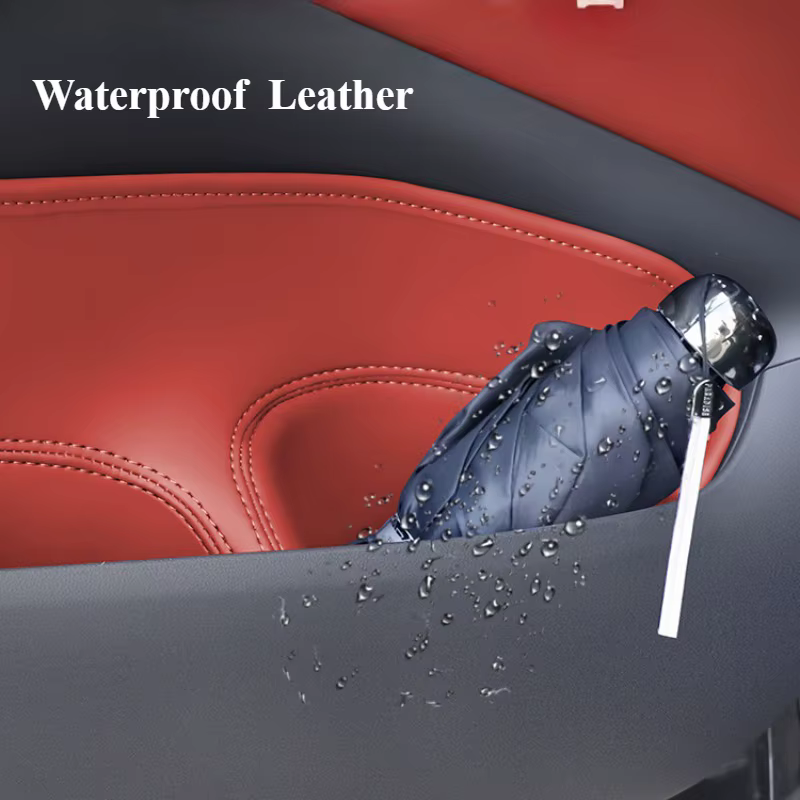 Boîte de rangement pour fente de porte de voiture, pour BMW X3 iX3 2018 – 2025, couvercle de protection en cuir, boîte à gants, baril de rangement, accessoires d'intérieur