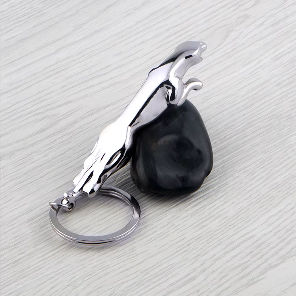 Porte-clés classique en acier inoxydable