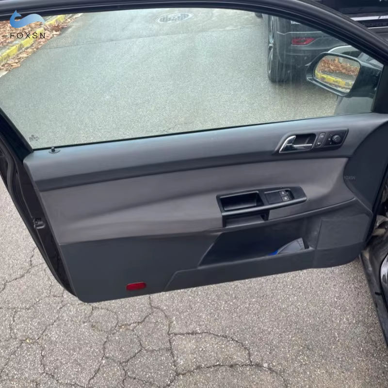 Couvercle de panneau de porte pour VW Polo 2004 2005 2006 2007 2008 2009 2010 2011, panneau d'accoudoir de porte avant, garniture de couverture uniquement de voiture à 3 portes