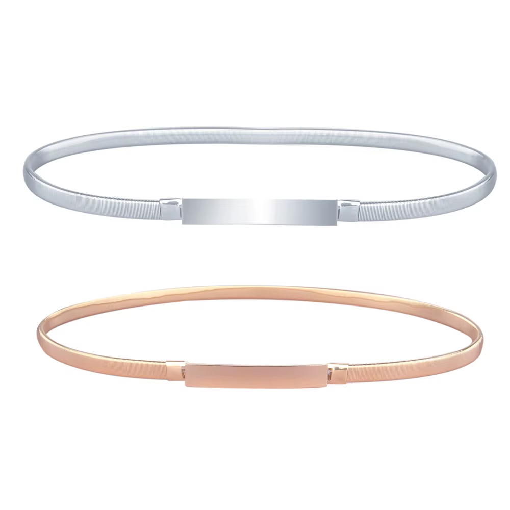 Ceinture en métal doré pour femme