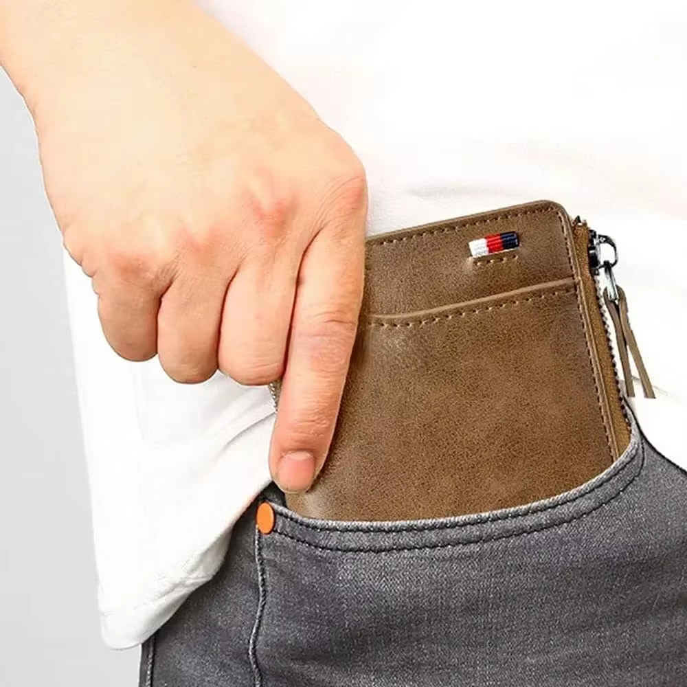 Portefeuille kangourou pour hommes