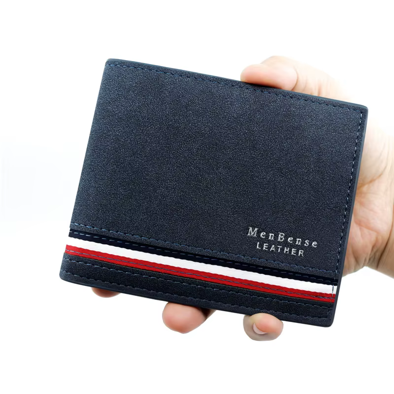 Portefeuille court de luxe pour hommes