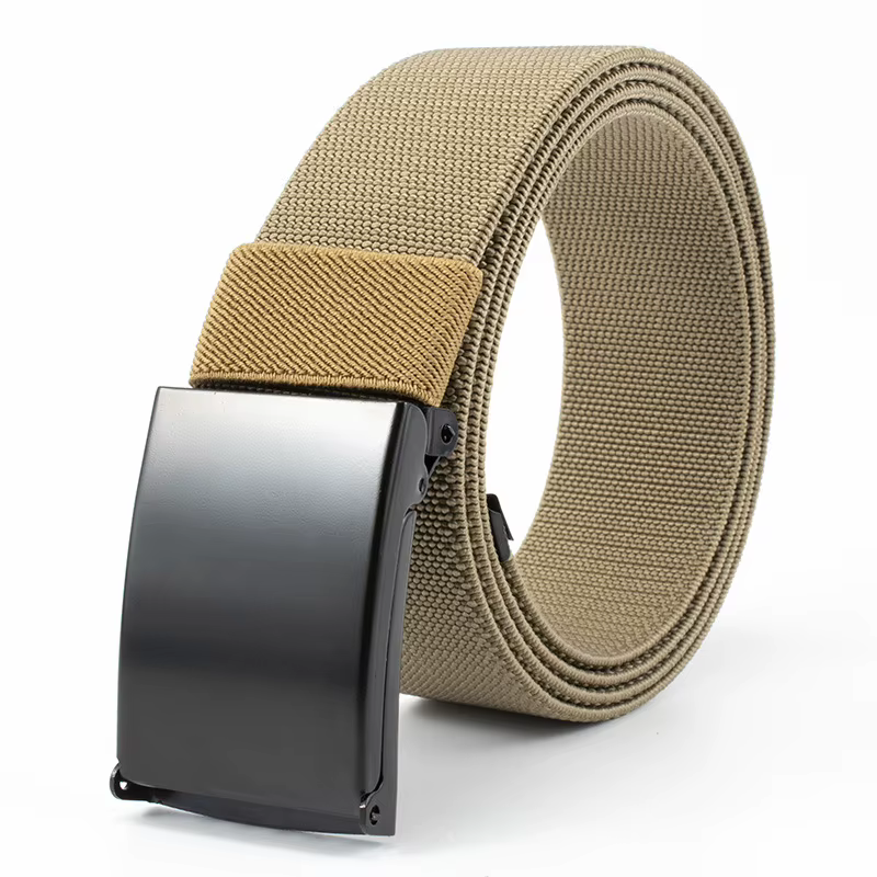 Nouveaux hommes/femmes en Nylon tressé élastique hommes ceinture en plein air multifonctionnel formation toile